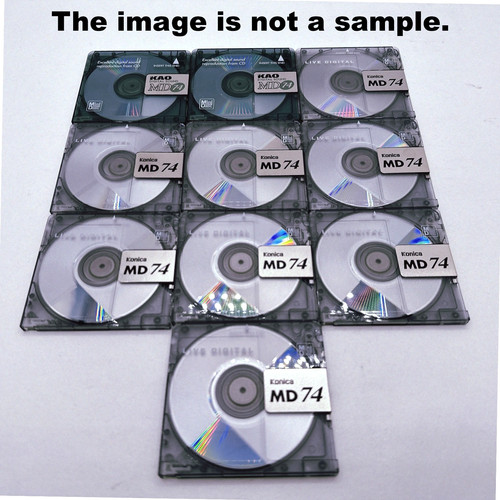 Used blank minidisc - used, md