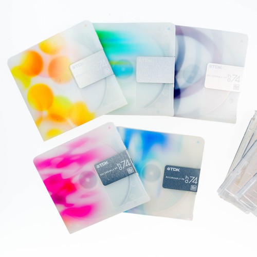 Tdk 74min blank minidisc - 5x,