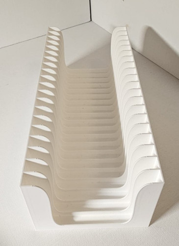 White minidisc tray storage - white, tray/storage
