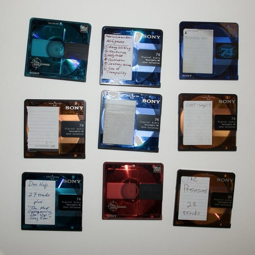 Mix sony md74 minidisc - 9,