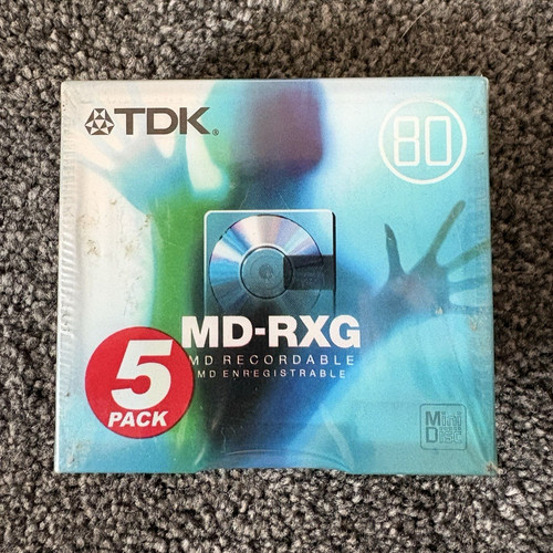 Tdk rxg80ec minidisc - tdk, md-rxg80ec