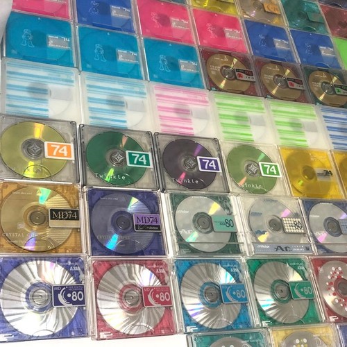 Minidisc blank used 10pcs - used,