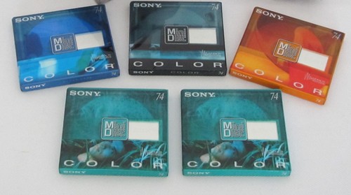 New sony mini discs colour - mini,
