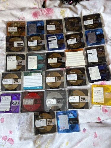 Minidisc discs used - 27,