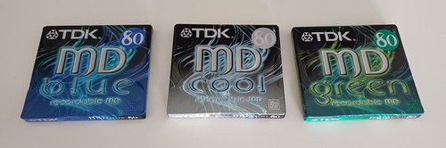 Tdk 3 minidisc blank - 80,