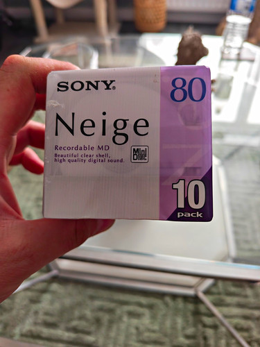 Sony neige recordable minidisc - neige,
