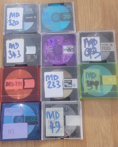 Used mini discs - mini,
