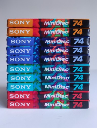 Sony mini discs colour - sony,