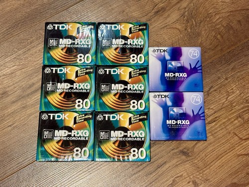 Tdk minidiscs new - minidiscs, x8