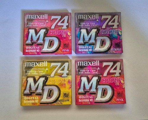 Maxell colour mini discs - maxell, md