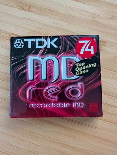 Blank recordable minidiscs - blank,
