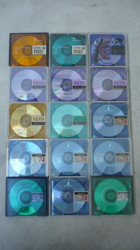 Mini discs total tdk - total.,