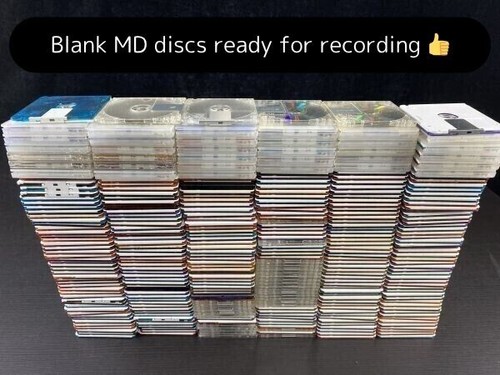 Used minidiscs blank bulk - used,
