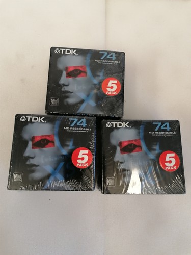 15x tdk mini - disc, md-xs74eb