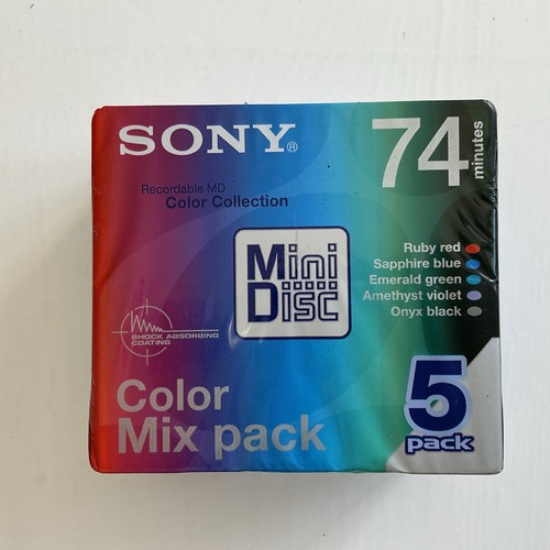 New sony blank minidiscs - sony, md