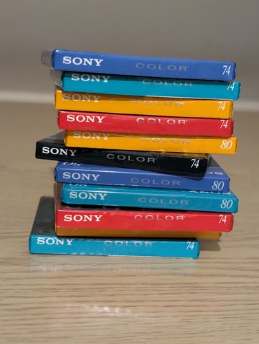 Sony minidisc color mix blank - color,