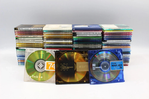 Lot minidisc min md - lot, of