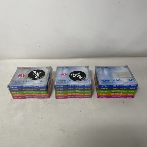 Tdk minidisc recordable - tdk,