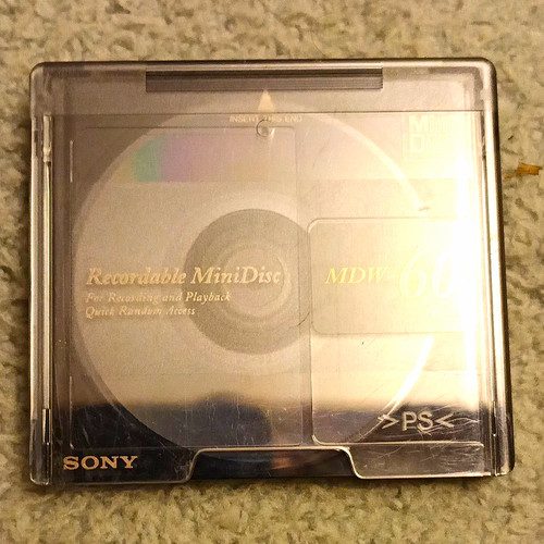 Sony recordable minidisc - recordable,