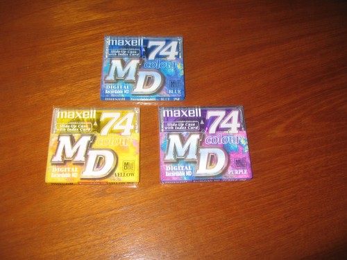 Maxell colour md74 blank - md74,