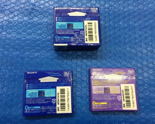 Sony minidisc recordable - minidisc,
