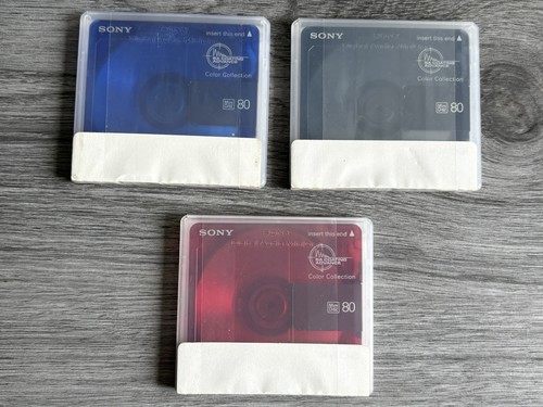 Sony minidiscs minutes x3 - sony,