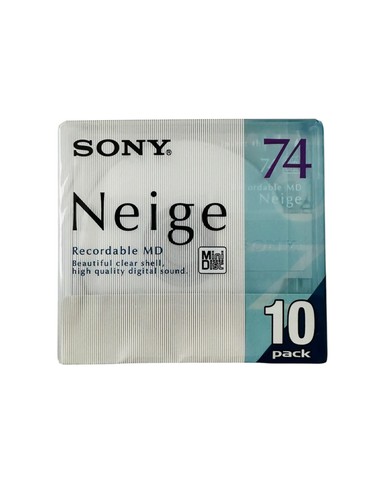 Sony minidisc min - sony, 74