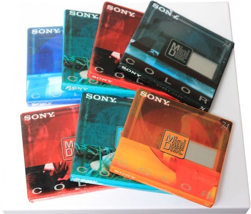 Sony minidisc color minute - sony,