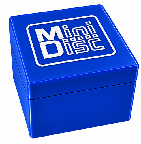 Minidisc storage box for discs