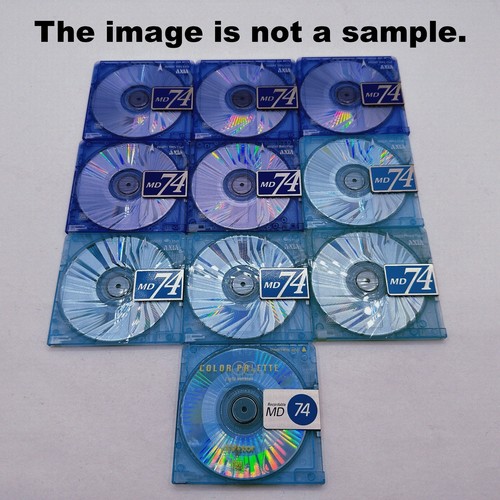 Used blank minidisc 74min - used, md