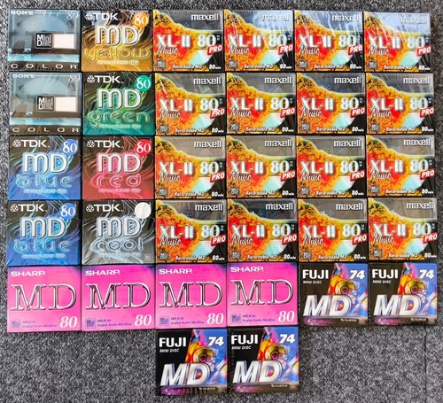 Blank minidiscs new and - minidiscs, sealed