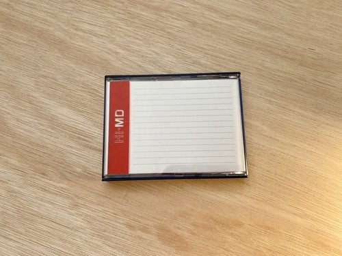 Sony md minidisc - sony, hi-md